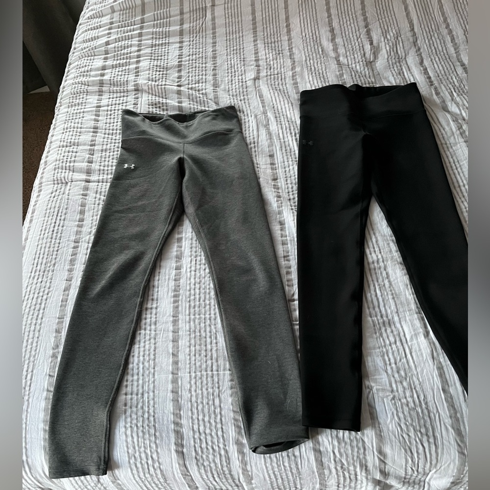 Lot of 2 Under Armour Coldgear Leggins Size S